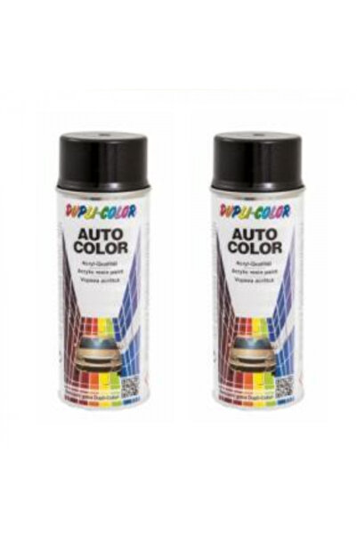 Dupli-Color Pachet 2 x Vopsea spray auto Dupli Color negru nacre metalizata 3...