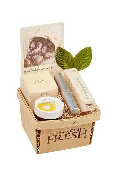 FarmHouse Fresh سلة هدايا أحمر الشفاه للشاطئ