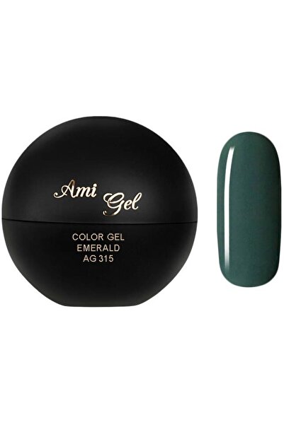 Ami Gel Gel Colorat - Gel Colorant Soak Off Emerald AG315 5gr - Ami Gel