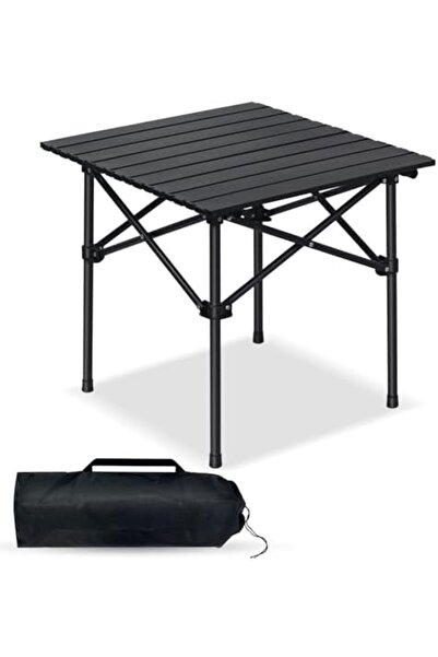 SKY TOUCH SKY-TOUCH Outdoor Camping Table, Picnic Table, Lightweight Folding Picnic Table, with Metal Table To