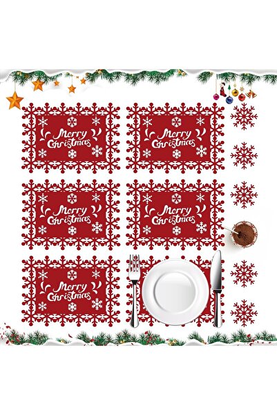 Flippy 12 șervețele de masă, suporturi pentru pahare/tacâmuri, rabatabile, 6 șervețele 25x35 cm, 6 suporturi pentru pahare/tacâmuri 10x10 cm