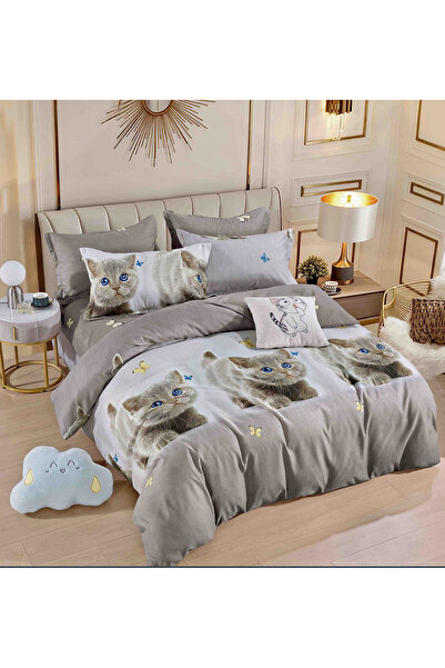 FIONNA.RO Finet Superior Bed Linen - Blue-Eyed Kitten