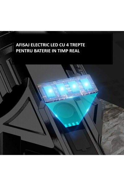 Flippy LED Flashlight, USB Rechargeable, 8-24h, Dual Lights (Main & Side), 5W, 100-200m, Black