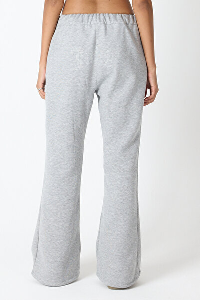 Bozz&Bozz Collection Women's Black Crystal Stone Printed Baggy Loose Fit Swea...