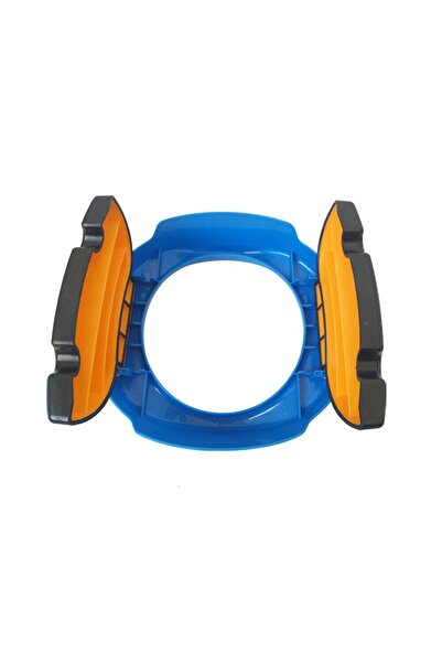 Flippy Portable 2-in-1 Potty — Potty + Toilet Seat, Plastic, 21 cm, Blue