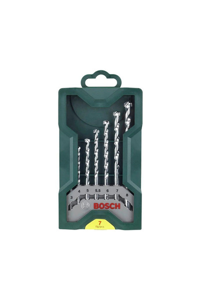 Bosch Mini-X-Line Wall Drilling Bit Set 7 Pieces 2607019581