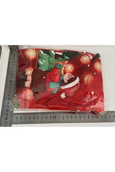 Flippy Chair Cover, Flippy, Christmas Theme, Model 2 Santa Claus and Little Boy, Green/Red
