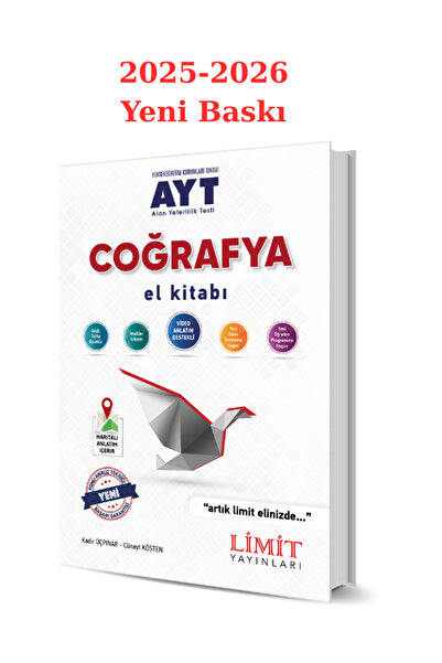 Limit Yayınları Limit Ayt Coğrafya El Kitabı 2025-2026 Yeni Baskı