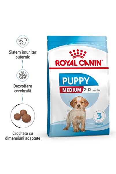 Royal Canin Royal Canin Medium Puppy dry food for medium-sized junior dogs, 15 kg