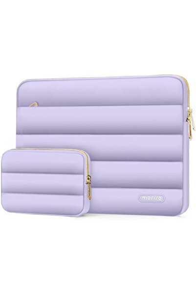 Mosiso 13-14 inch Laptop Case, 13.3 inch Puffy Laptop Sleeve Compatible with MacBook Air 13 13.6 M3