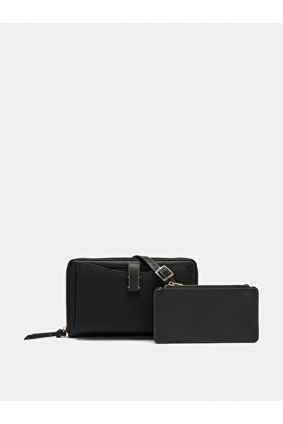 PARFOIS Omuz Askılı ve Ek İç Cüzdanlı XL