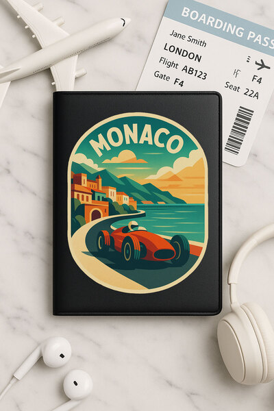 Cekuonline حافظة جواز سفر من الجلد الأسود من فينليكس لجميع جوازات السفر في ال...