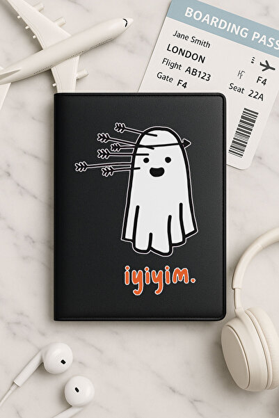 Cekuonline حافظة جواز سفر من الجلد الصناعي الأسود لجميع جوازات السفر الوطنية ...