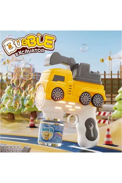 Joynix Играчка багер BubbleDrive - играчка сапунени мехурчета с резервоар