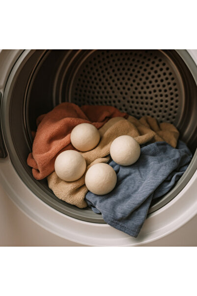 MARYALEX Set of 6 100% Wool Dryer Balls - Reusable, Reduces Wrinkles in Clothes