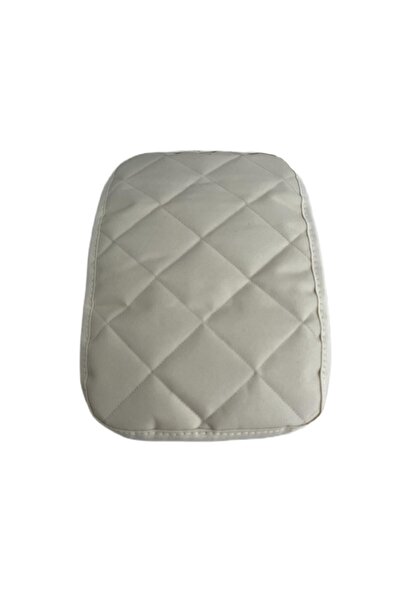 Metru Patrat Protectie auto pentru cotiera, matlasata, universala, crem, Metru Patrat