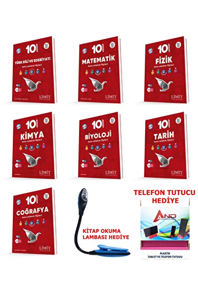 Limit Yayınları 2025-2026 10. Sınıf Tüm Dersler Konu Anlatım Föyleri Güncel M...