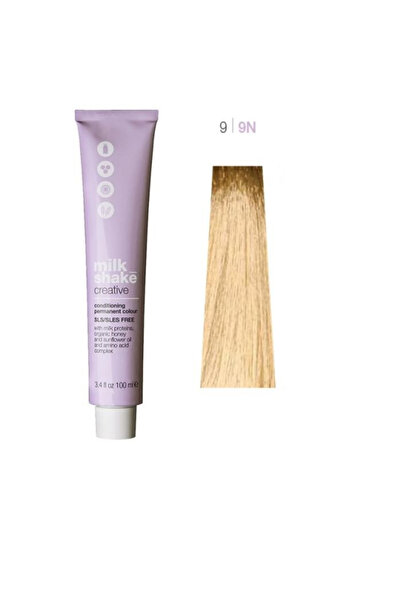 Milkshake Hair Dye 9/9N Permanent - Creative Conditioning Permanent Colour Very Light Blonde - Milk Shake