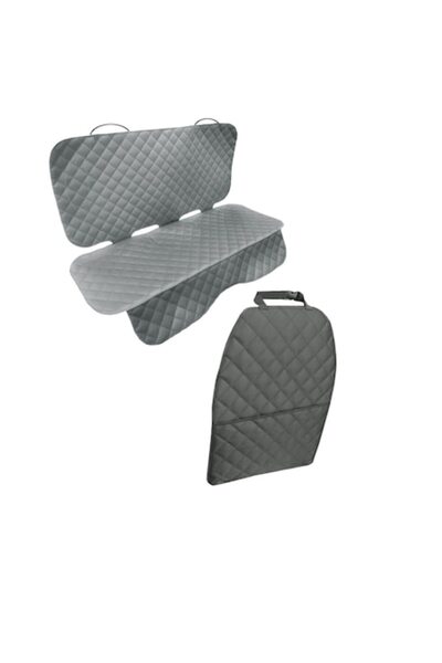Metru Patrat Set 2 protecții universale matlasate pentru scaun auto, gri, lavabile, impermeabile