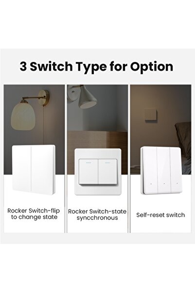 bilteknik Tuya 2CH Zigbee Anahtar 2 Kanal Zigbee röle 2 Kanal Zigbee Işık Anahtarı