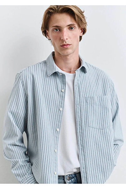 Mavi Смугаста чоловіча сорочка M0211696-90915