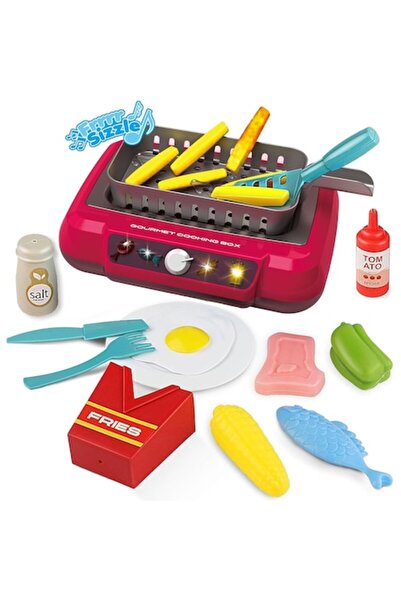 Joynix Set de bucătărie cu friteuză electrică, alimente care își schimbă culo...