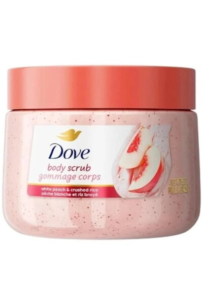Dove White Peach and Ground Rice Body Scrub