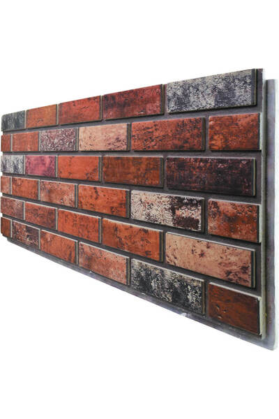Pandekor 5 Adet (3M2) x Tuğla Strafor DIŞ CEPHE Duvar Paneli (DCT-501)