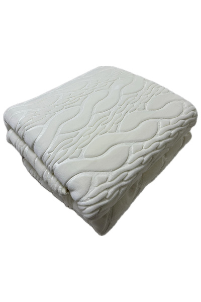 Merinos Blanket Elegans New Season Double Blanket Bone Color