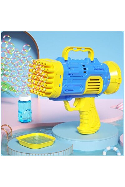 OEM Mini Bubble Bazooka Toy, 45 Holes, Blue