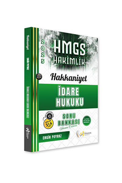 Genel Markalar VİP Hukuk 2025 Baskı HAKKANİYET HMGS Hakimlik İdare Hukuku Sor...