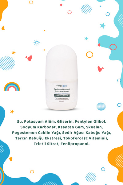 Baby İcon Terleme Önleyici Hassas Roll On