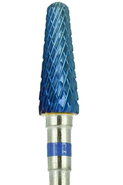 Ami Gel Cap pentru Freza de Unghii - Trapez Alungit D4.5M din Tungsten Albast...