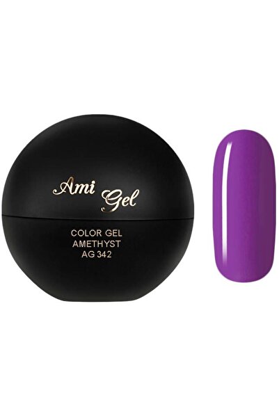 Ami Gel Gel Colorat - Gel Colorant Soak Off Amethyst AG342 5gr - Ami Gel