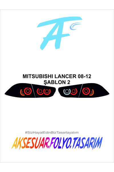aksesuar folyo tasarım غطاء حماية لميتسوبيشي لانسر 08-12