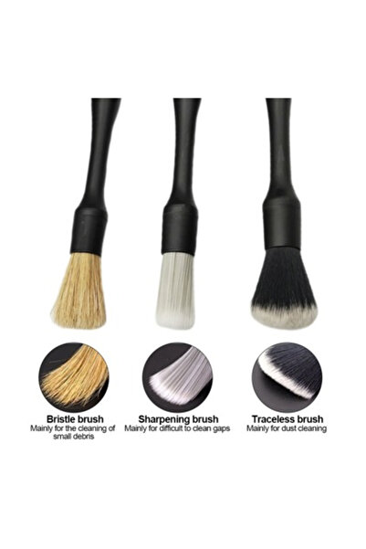 Ebrayn مجموعة فرشاة تنظيف 3 قطع