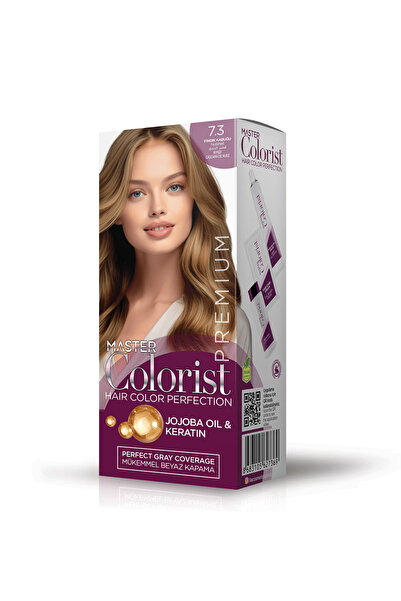 Master colorist Premium Yarı Kit Set Saç Boyası 7.3 Fındık Kabuğu