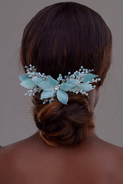 ESPEREST تاج شعر نسائي مزين بالزهور من سارة، إكسسوار رومانسي للعروس في حفلات ...