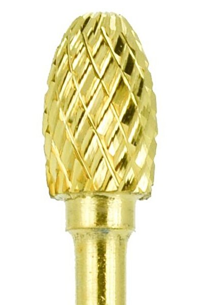 Ami Gel Cap pentru Freza de Unghii - Con D5M din Carbid Auriu