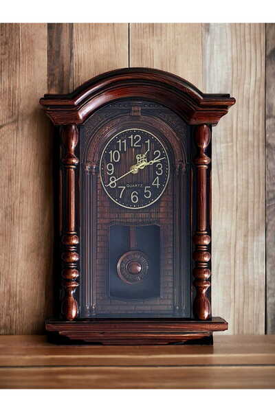 OEM Rustic pendulum wall clock 44 cm