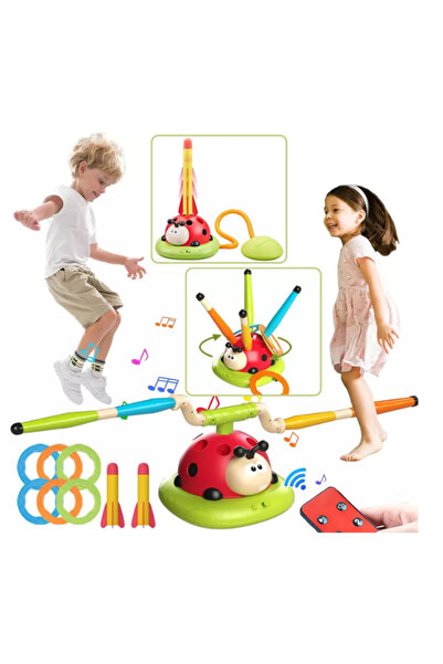 hiend kids 3-in-1 Kids Outdoor Ladybug Toy – Jump, Toss & Balance Game | Educ...