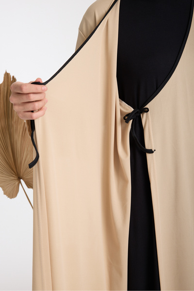 AKPİYYER Side-Tie Double-Breasted Women's Prayer Dress