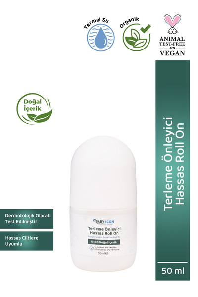 Baby İcon Terleme Önleyici Hassas Roll On