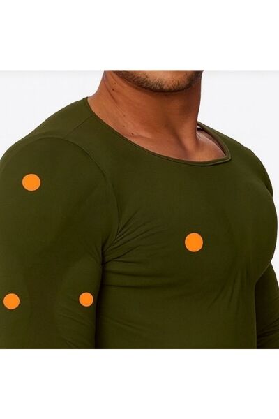 Fitmasterpro Ftimasterpro Muscle-Showing Athlete-Soldier Green Military Camouflage Khaki