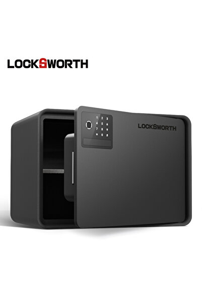 Deli LocksWorth Fingerprint Safe H250*W360*D250, Security safe with fingerprint lock