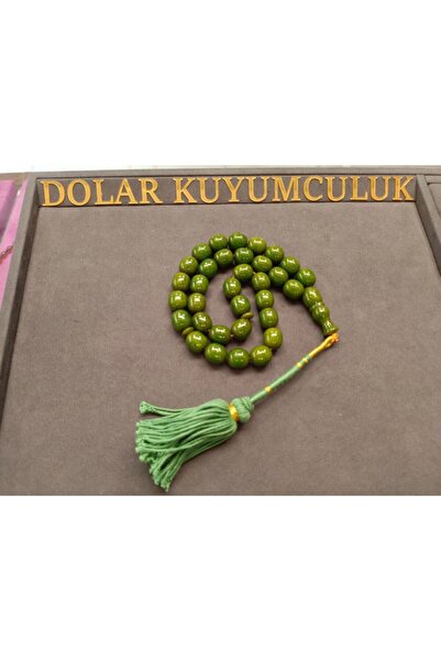 DOLAR KUYUMCULUK YEŞİL RUS KATALİN USTA KESİM TESPİH