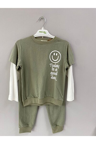 MONVOİ Men's Emoji Printed Twin Set