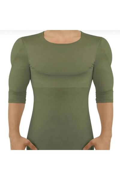 Fitmasterpro Ftimasterpro Muscle-Showing Athlete-Soldier Green Military Camouflage Khaki