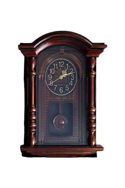 OEM Rustic pendulum wall clock 44 cm