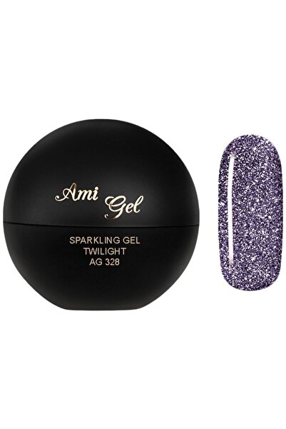 Ami Gel Gel Colorat Glitterat - Sparkling Gel Twilight AG328 5gr - Ami Gel